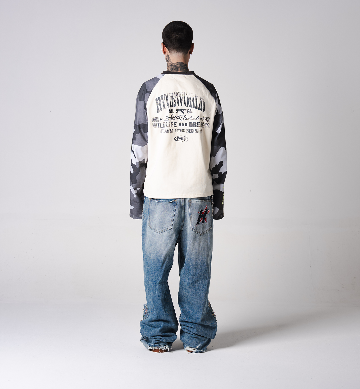 RYCE GREY CAMO LONGSLEEVE