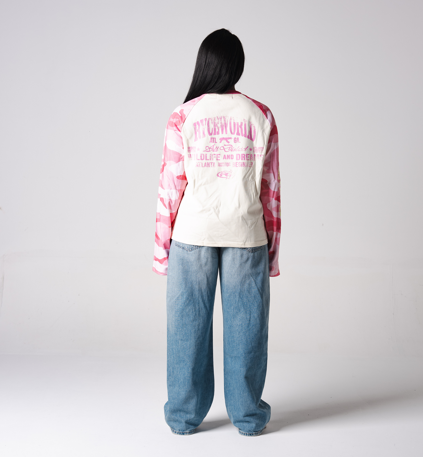 RYCE PINK CAMO LONGSLEEVE