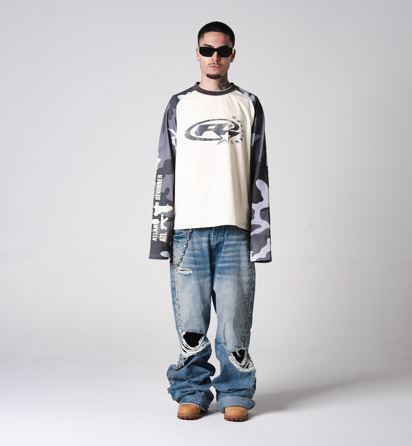 RYCE GREY CAMO LONGSLEEVE
