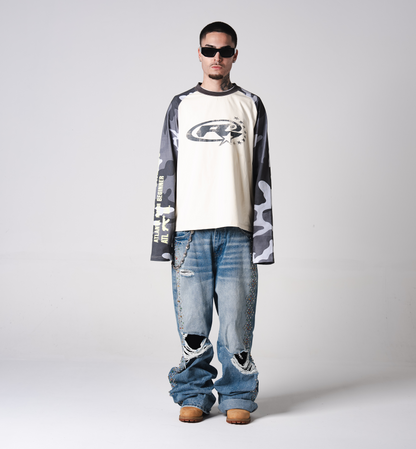 RYCE GREY CAMO LONGSLEEVE