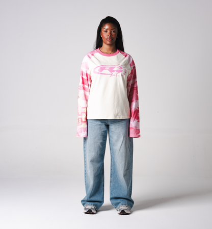 RYCE PINK CAMO LONGSLEEVE