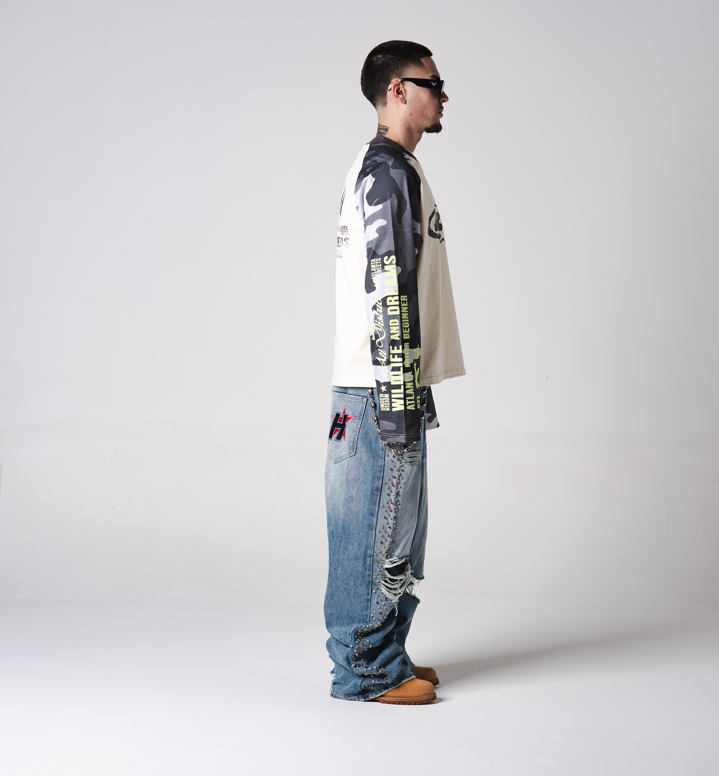 RYCE GREY CAMO LONGSLEEVE